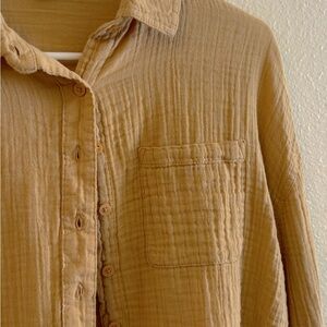 Aeropostale Lightweight Button Up Overshirt